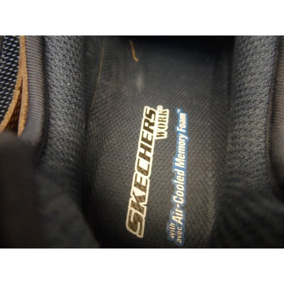 Skechers Men's Steel Toe Skate Safety Work Shoes 99999070 Brown Size 10.5M - Picture 7 of 8